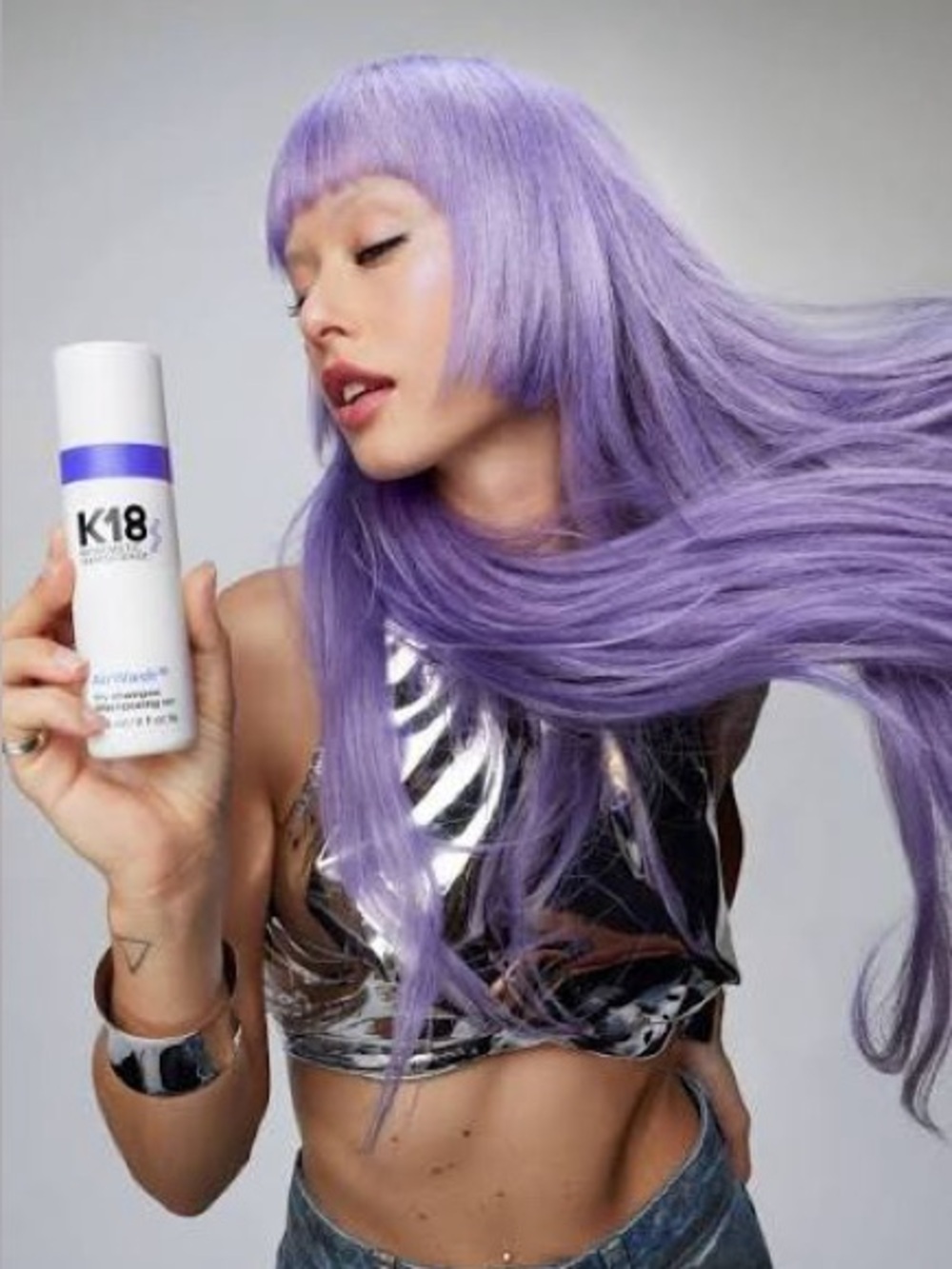 K18 air wash dry shampoo instant clean fresh hair 4 oz